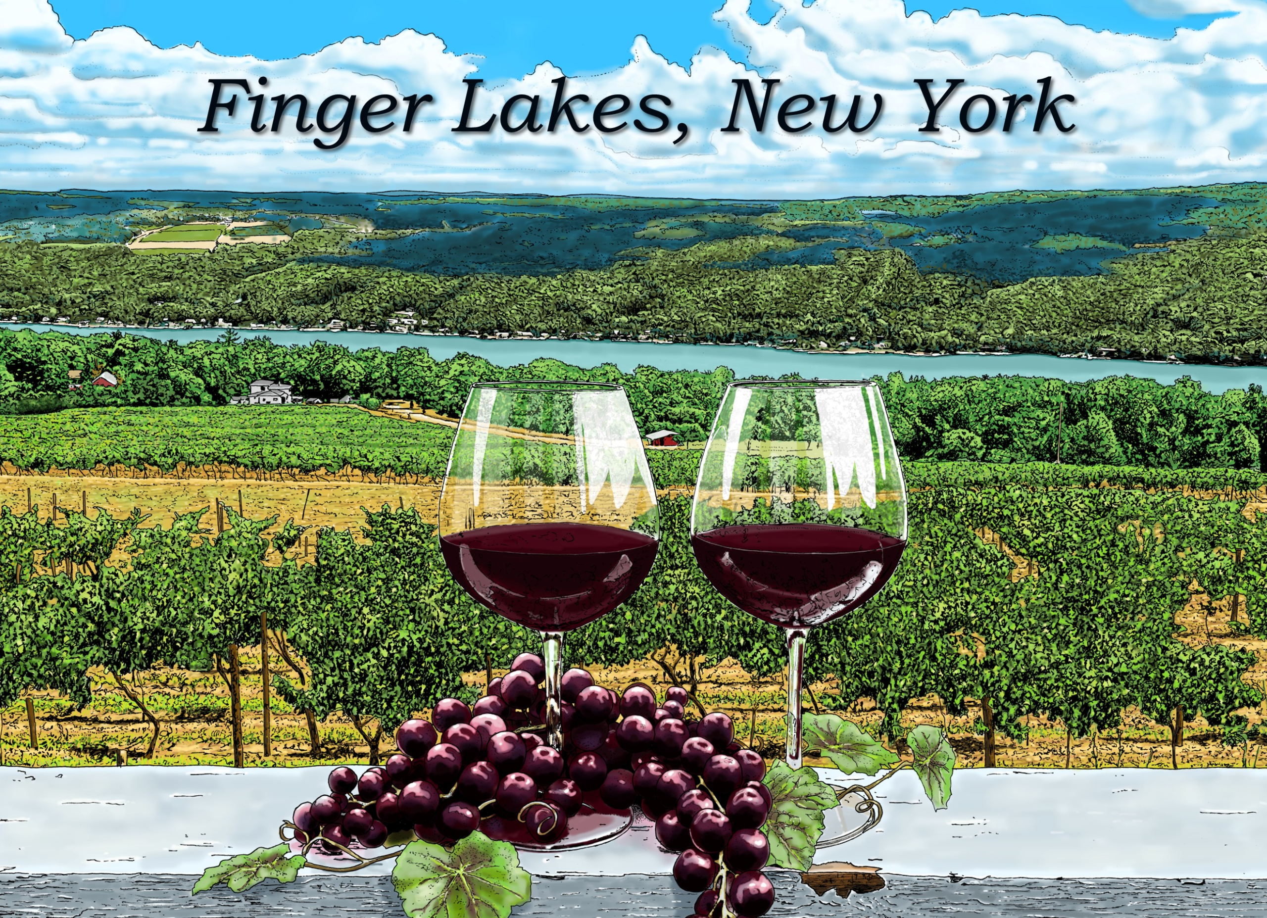 Vineyard Vista, Finger Lakes, New York